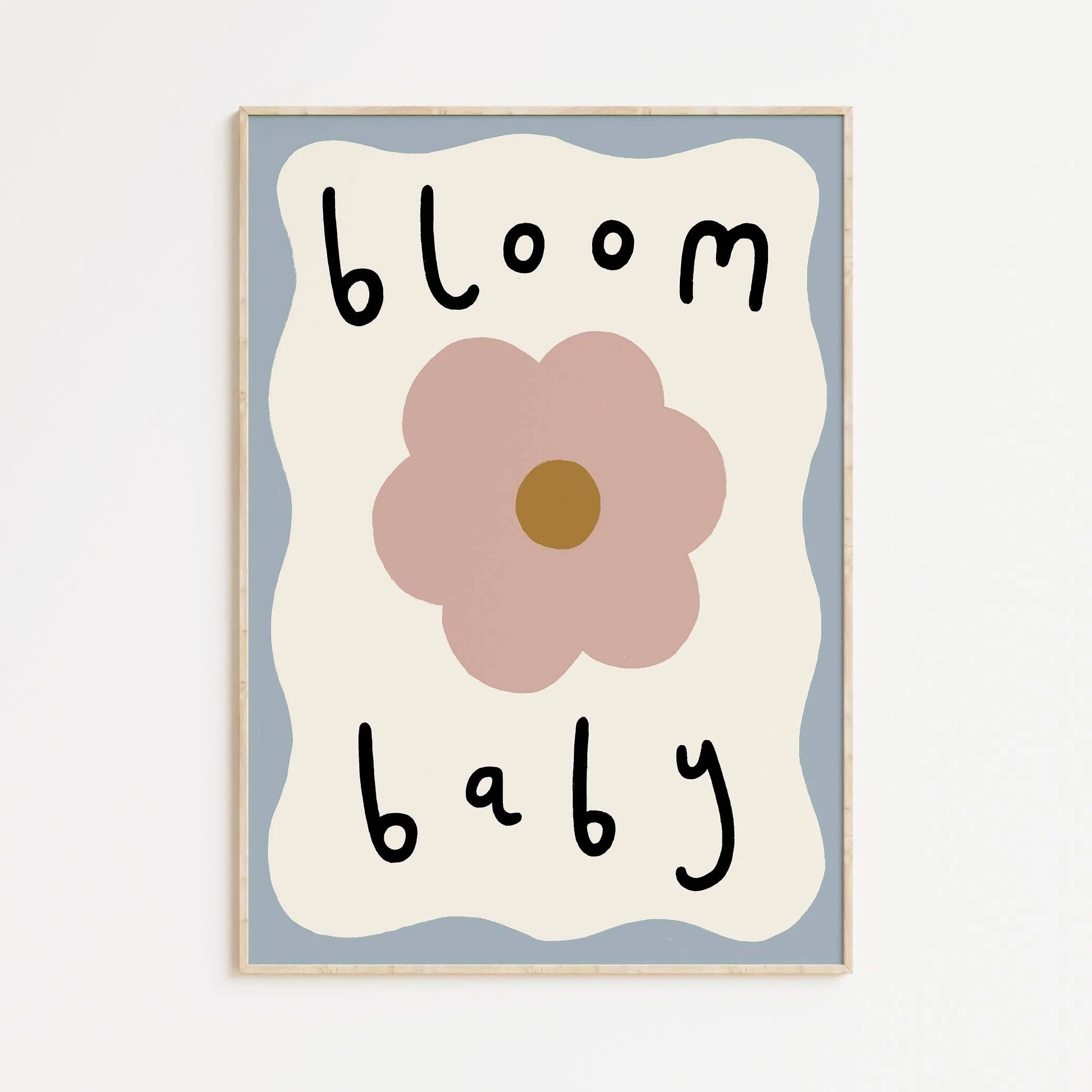 Bloom Baby A4 Wall Art Print by Kitty Makes - Image 3