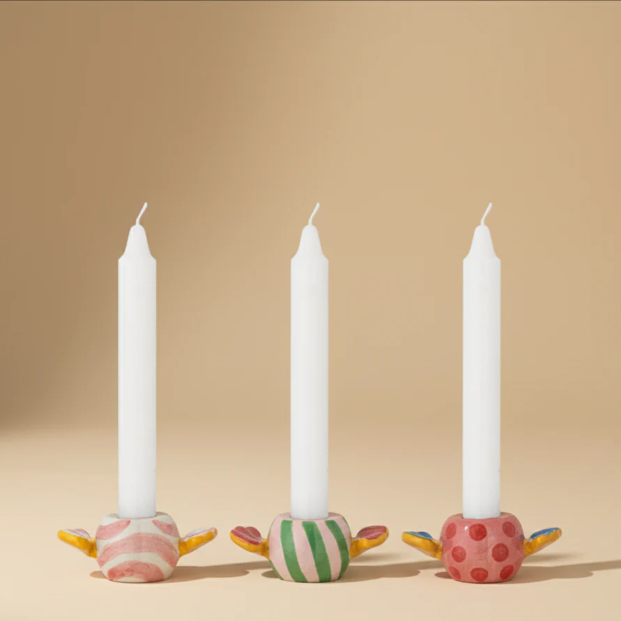 Bloomingville Sweets Candle Holder in Multiple Colours - Image 3
