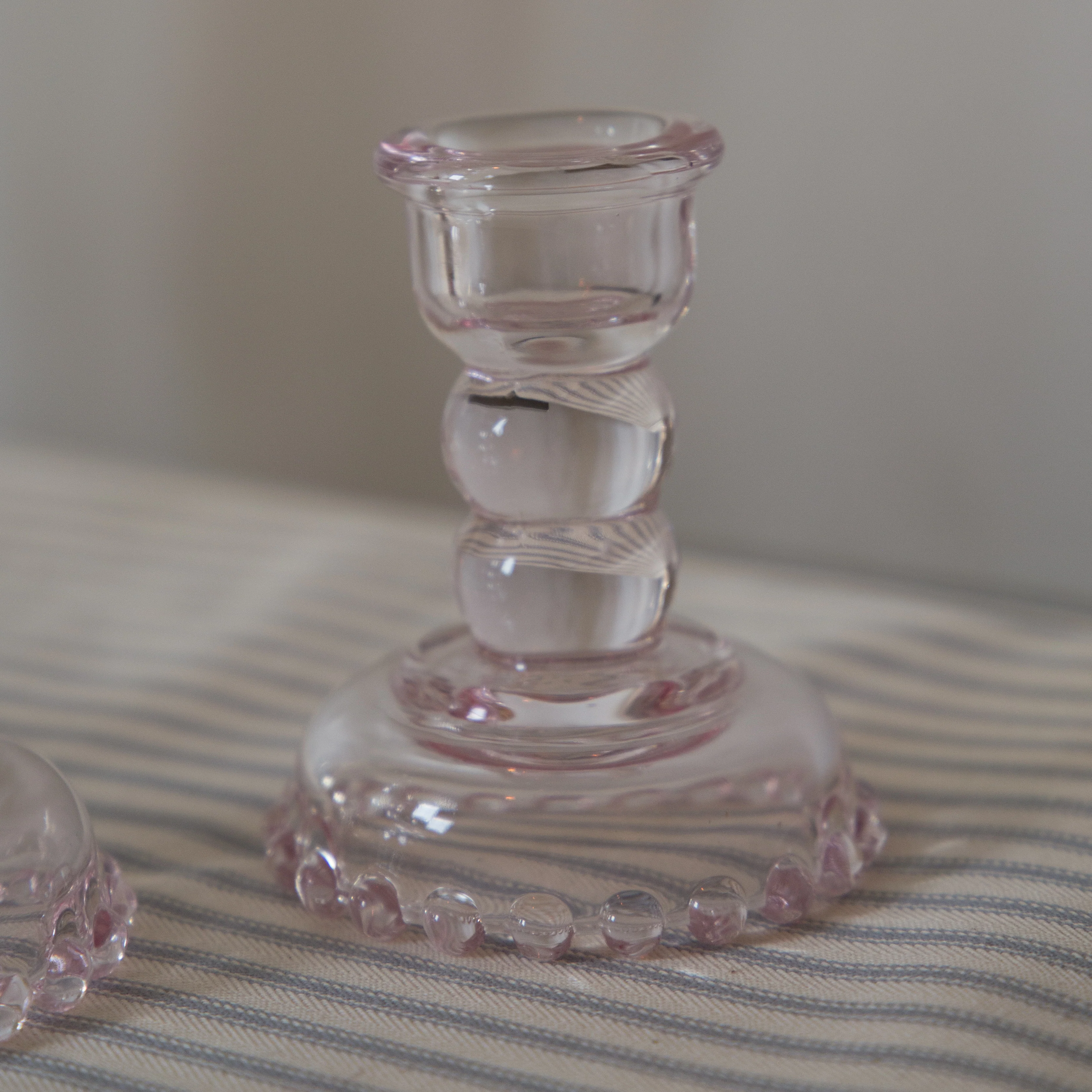 Bloomingville Dephia Pink Glass Candle Holders in Various Sizes - Image 6