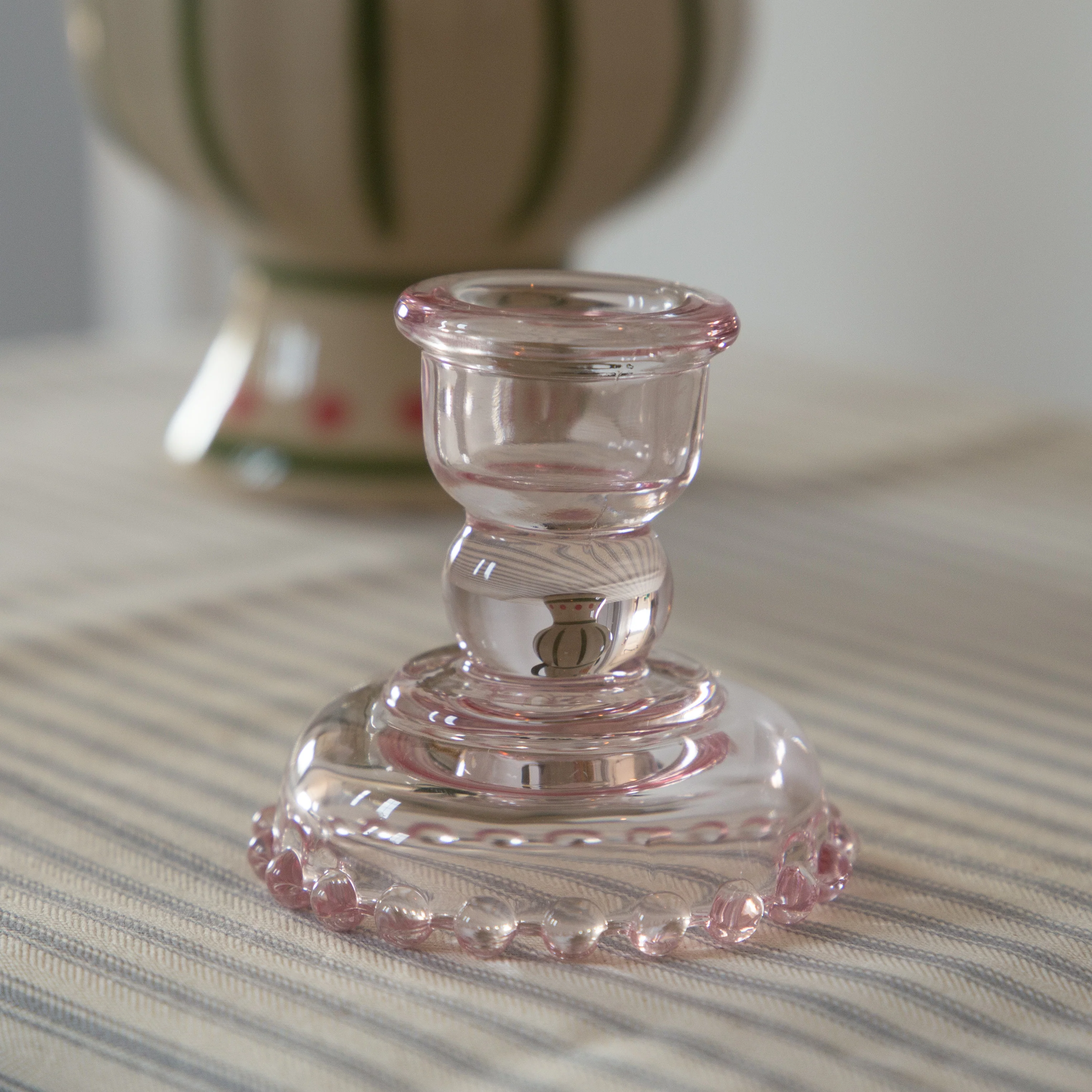 Bloomingville Dephia Pink Glass Candle Holders in Various Sizes - Image 7