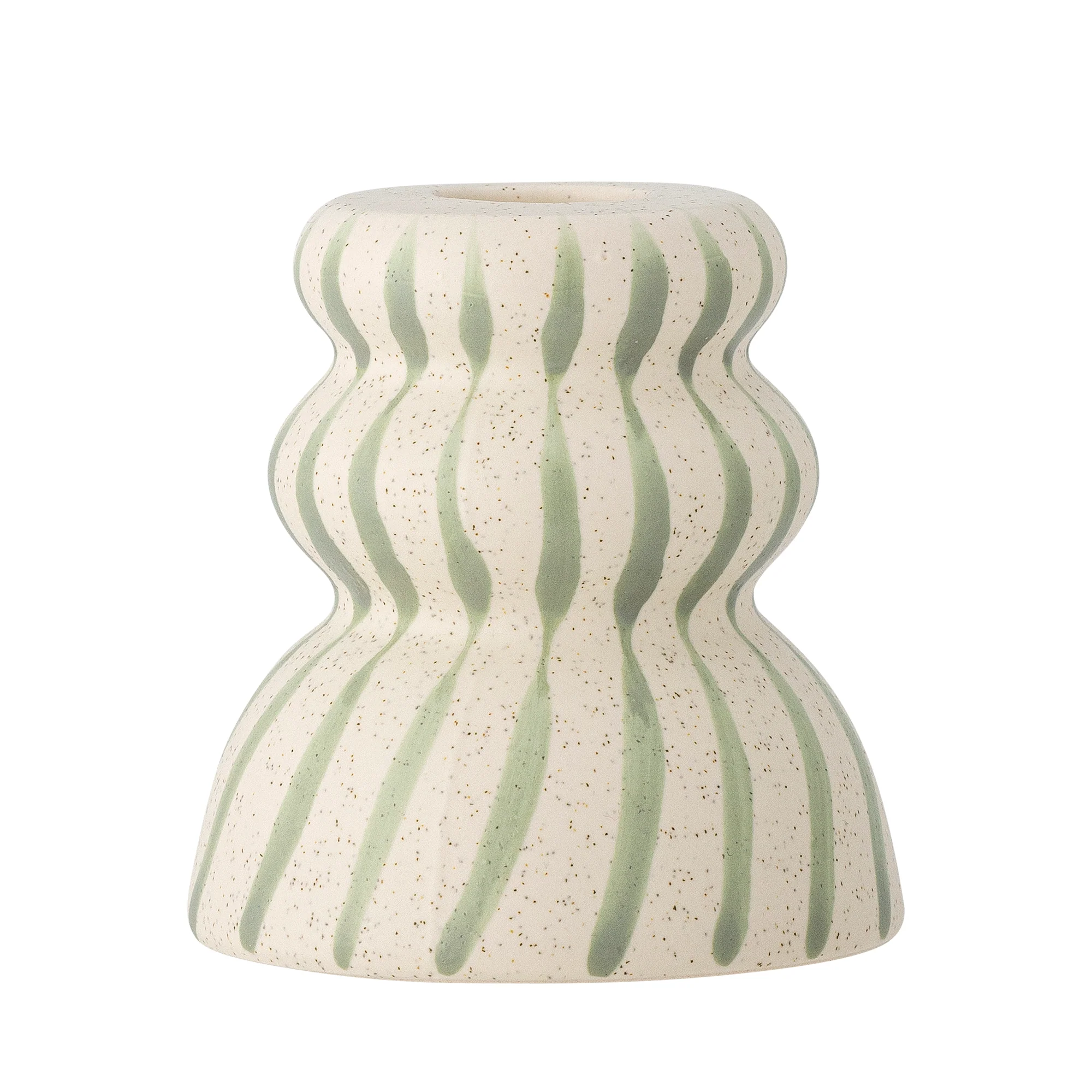Bloomingville Gabin Striped Candle Holder in Lilac or Green - Image 5