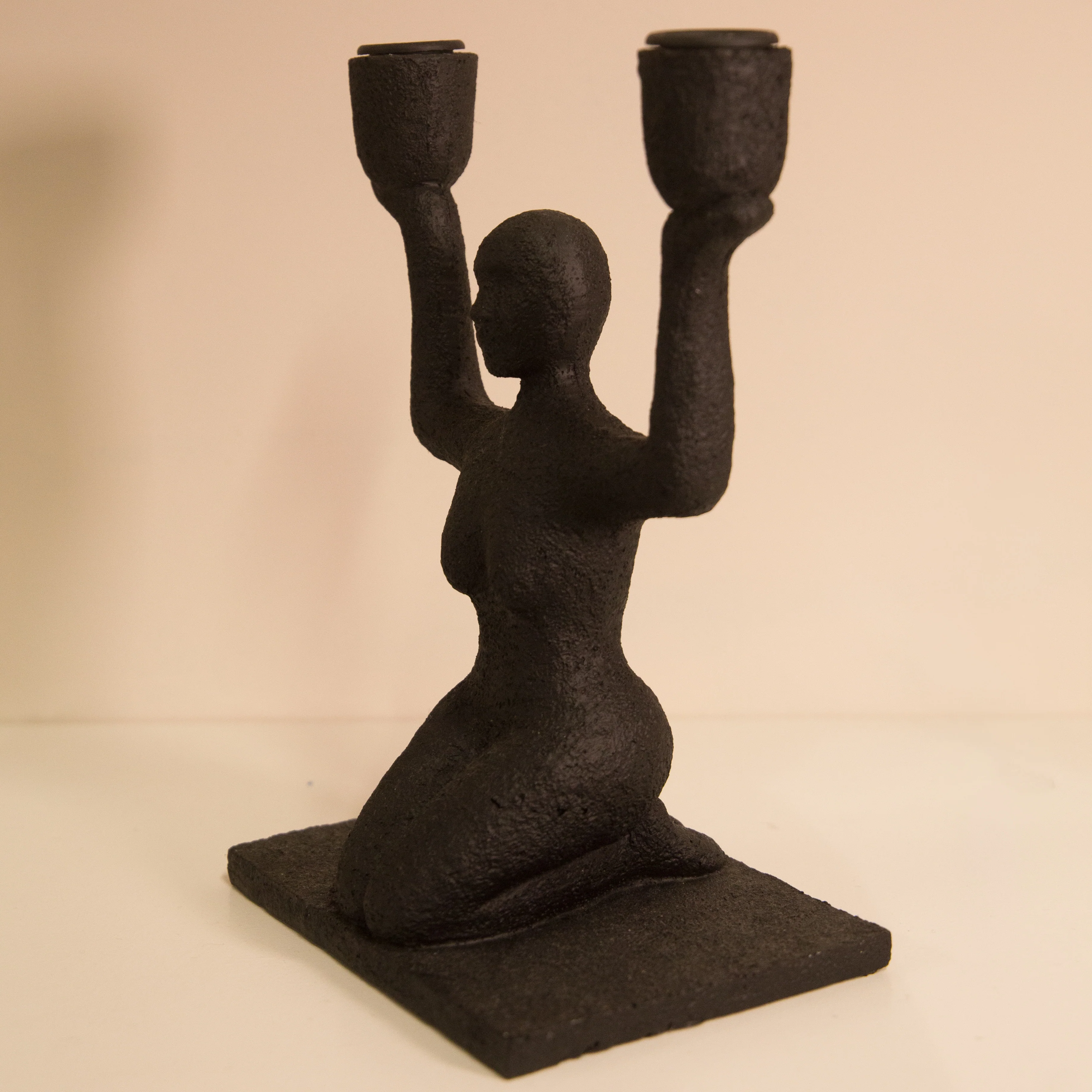 Bloomingville Lucie Candle Holder in Black - Image 3