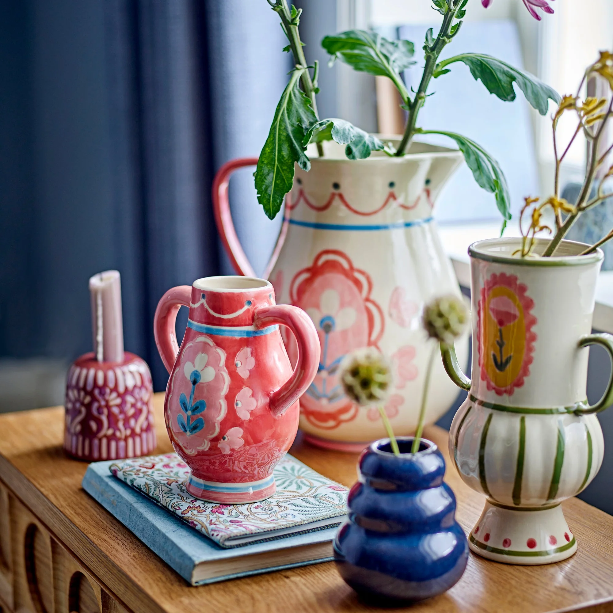 Bloomingville Odina Decorative Vase with Handles - Image 3