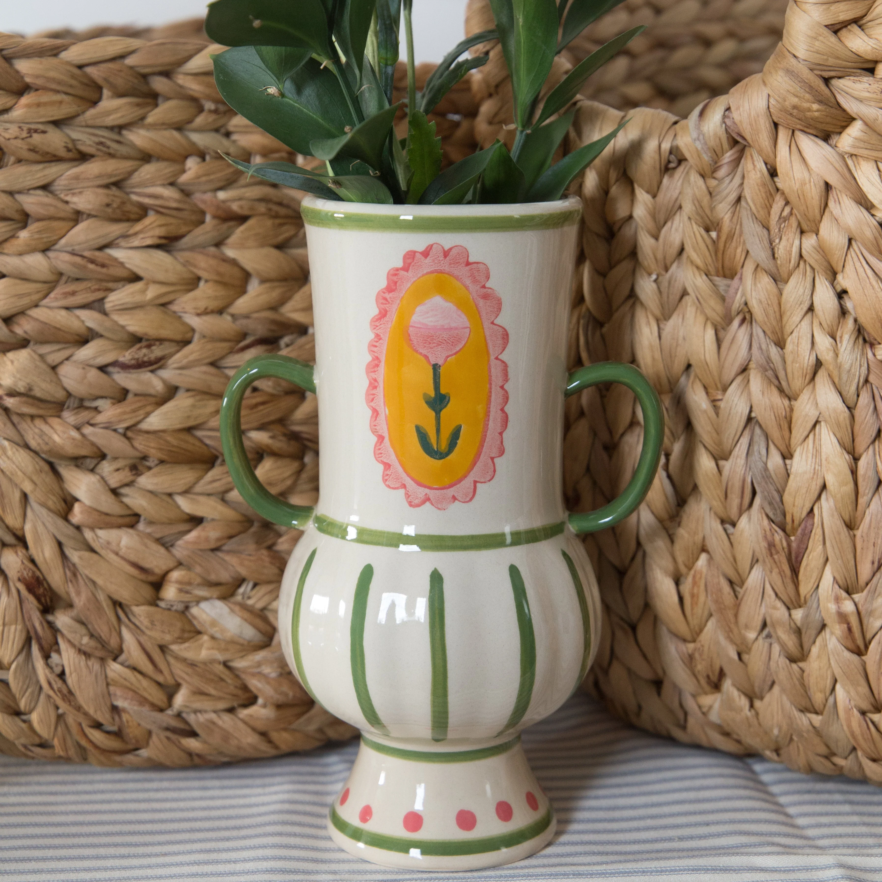 Bloomingville Odina Decorative Vase with Handles - Image 6