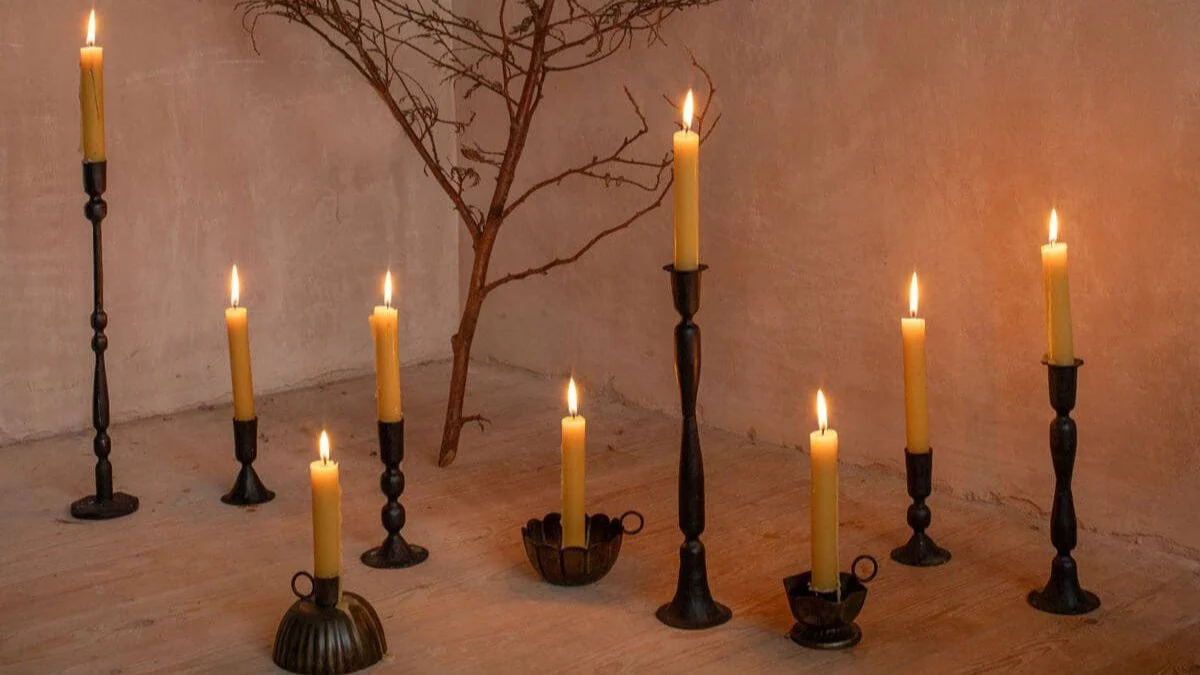 Bohemia Petticoat Metal Candle Holders - Image 6