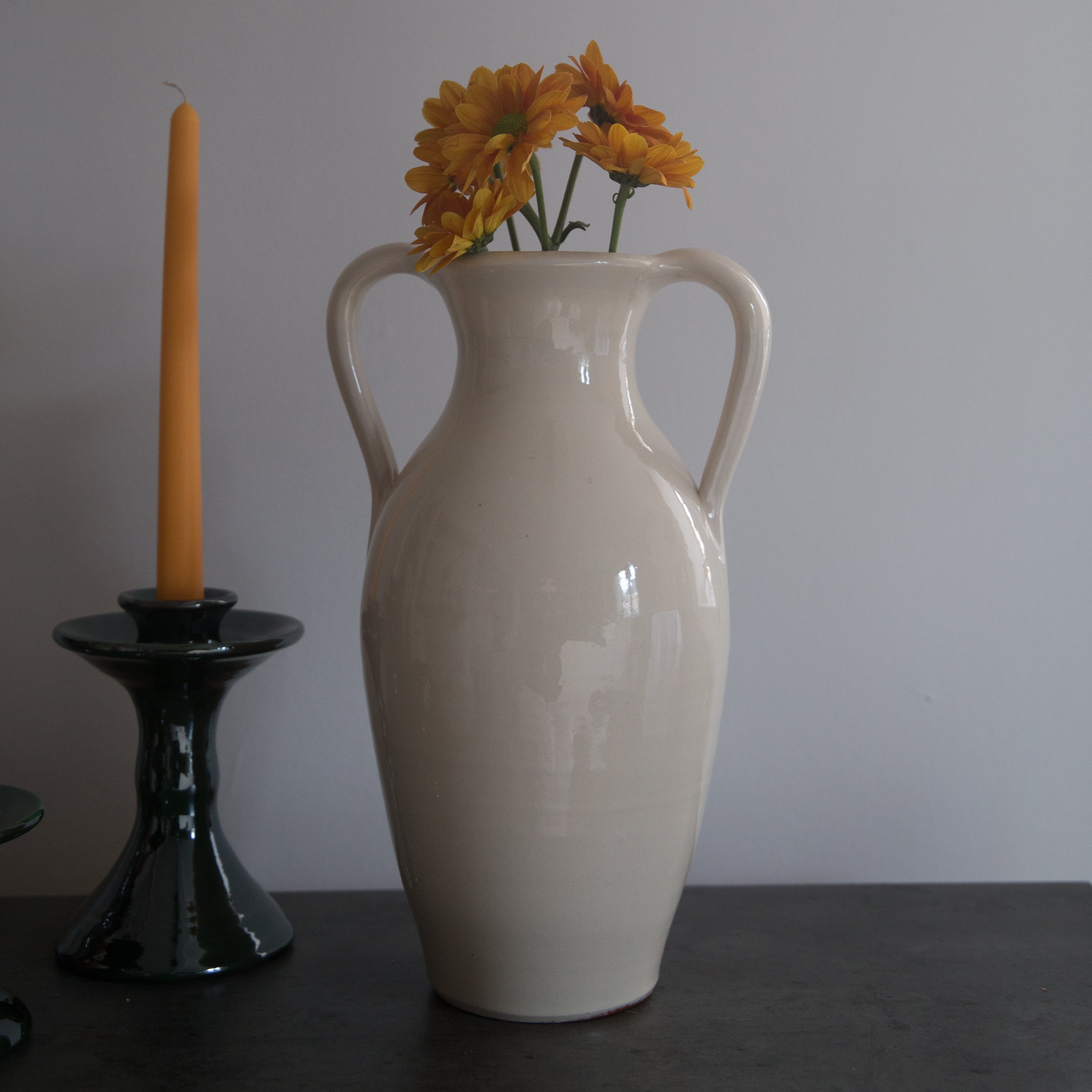 Roca Caus Classic Amphora Cream Large Vase - Image 3