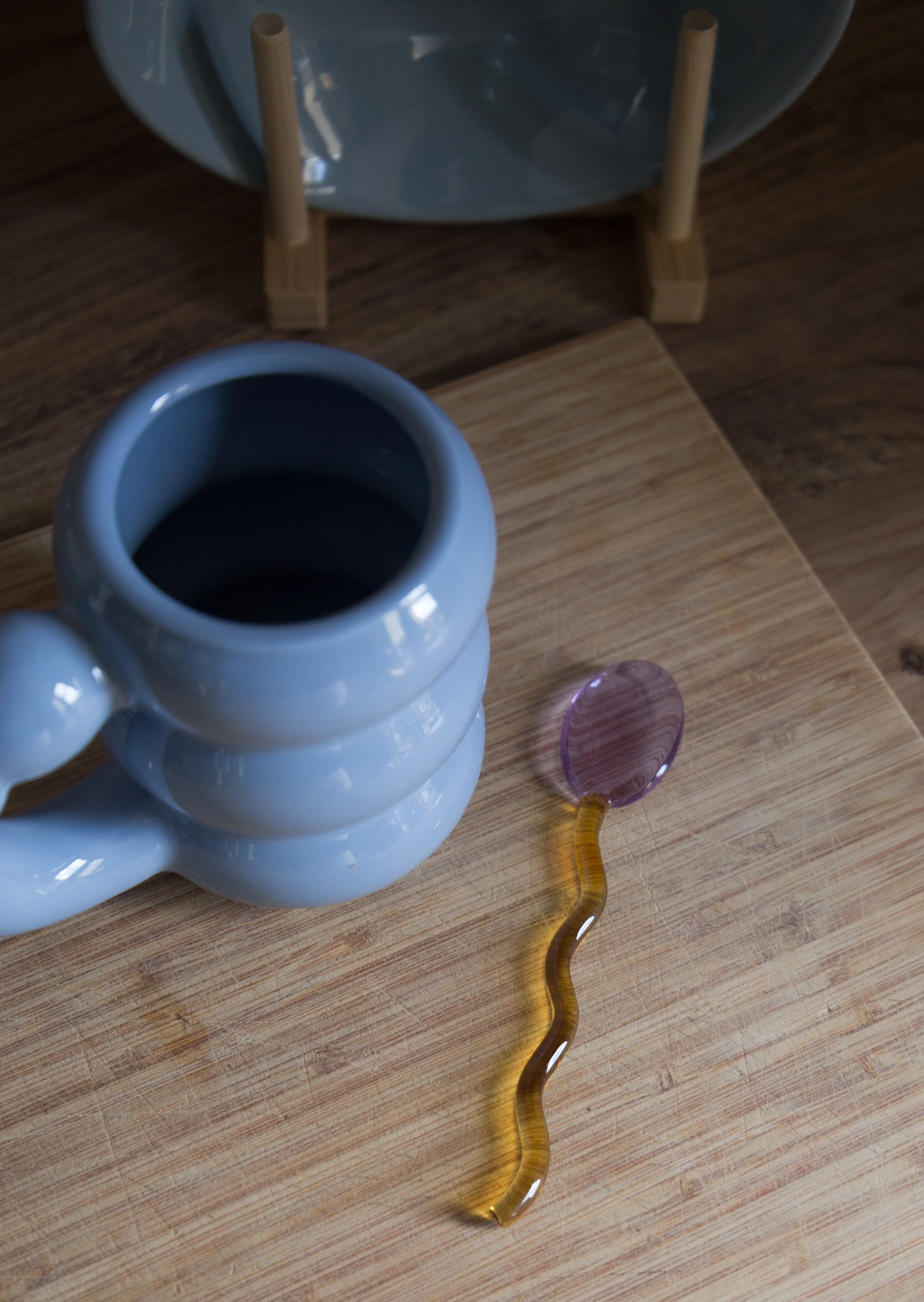 Ivore Group Coloured Glass Stirring Spoons in Various Colours - Image 6