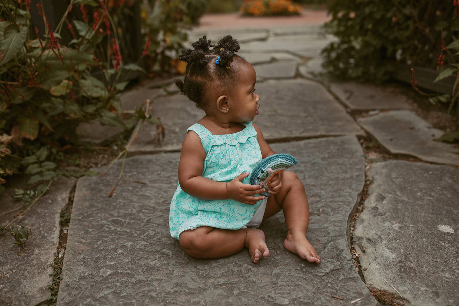 Crochet Rainbow Rattle by Pebblechild - Image 3