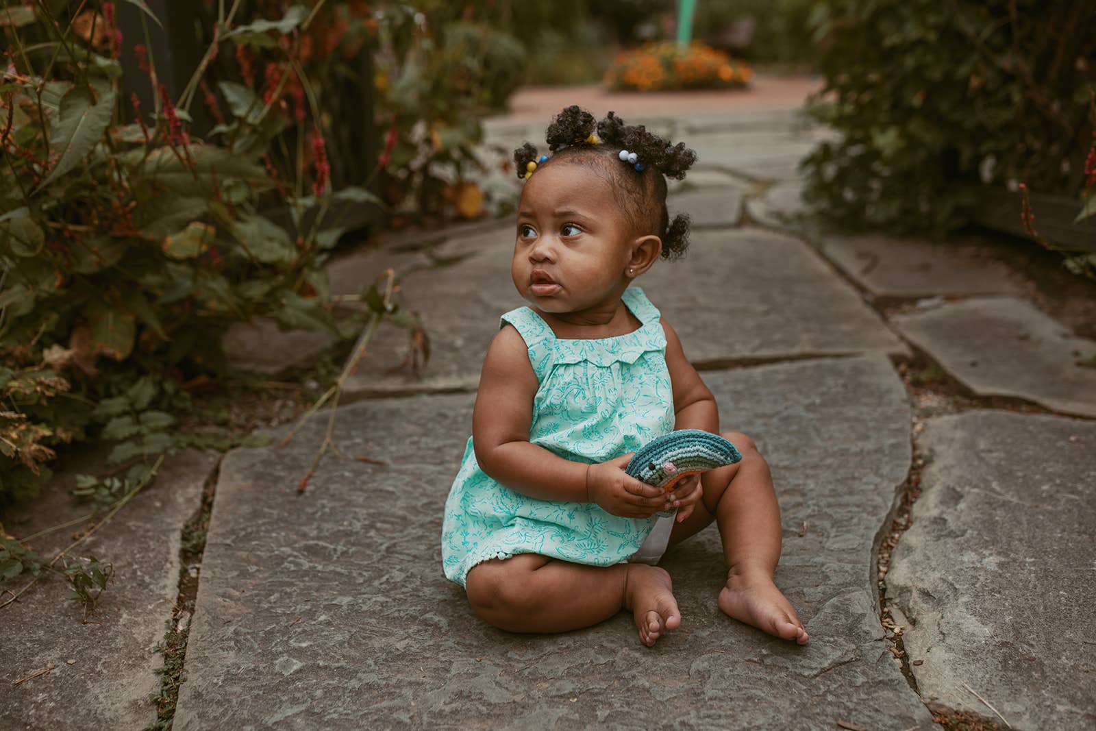 Crochet Rainbow Rattle by Pebblechild - Image 4