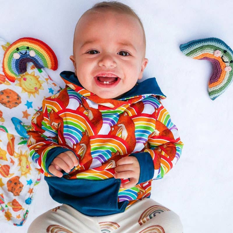 Crochet Rainbow Rattle by Pebblechild - Image 6