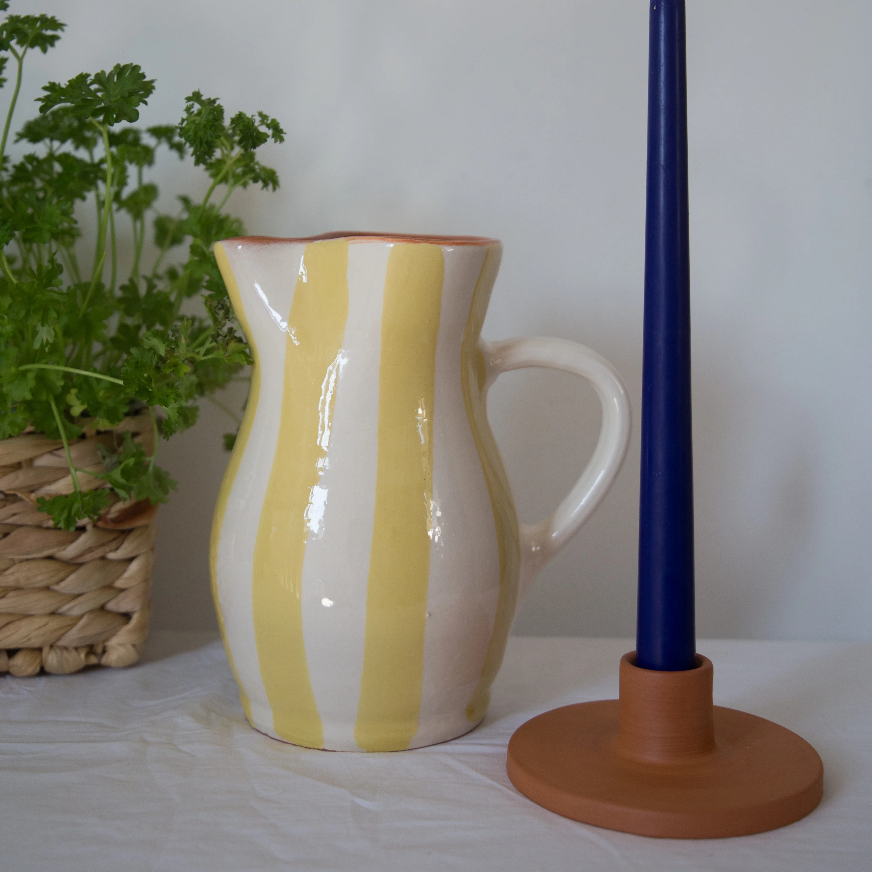 Roca Caus Handmade Terracotta Candle Holder - Image 6