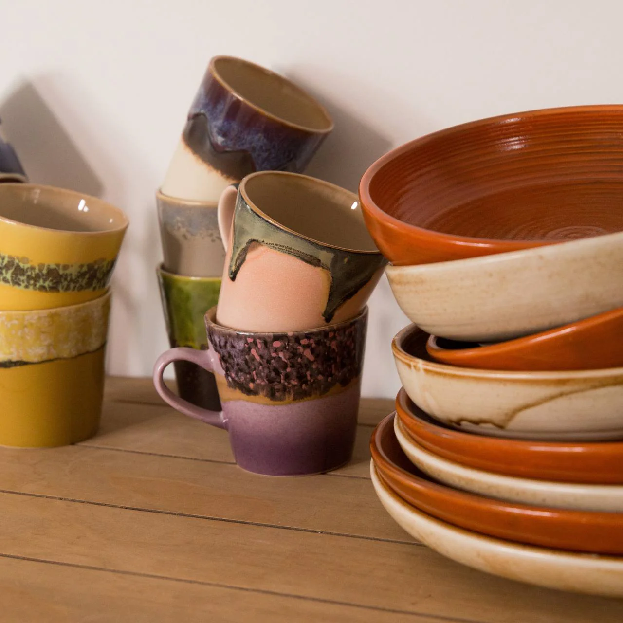 HKLIVING Chef Ceramics: Dinner Plate in Burnt Orange - Image 3