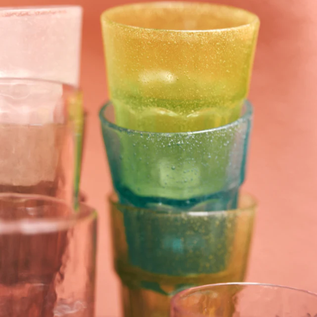 HKLIVING Mineral Water Glasses in Various Colours - Image 4