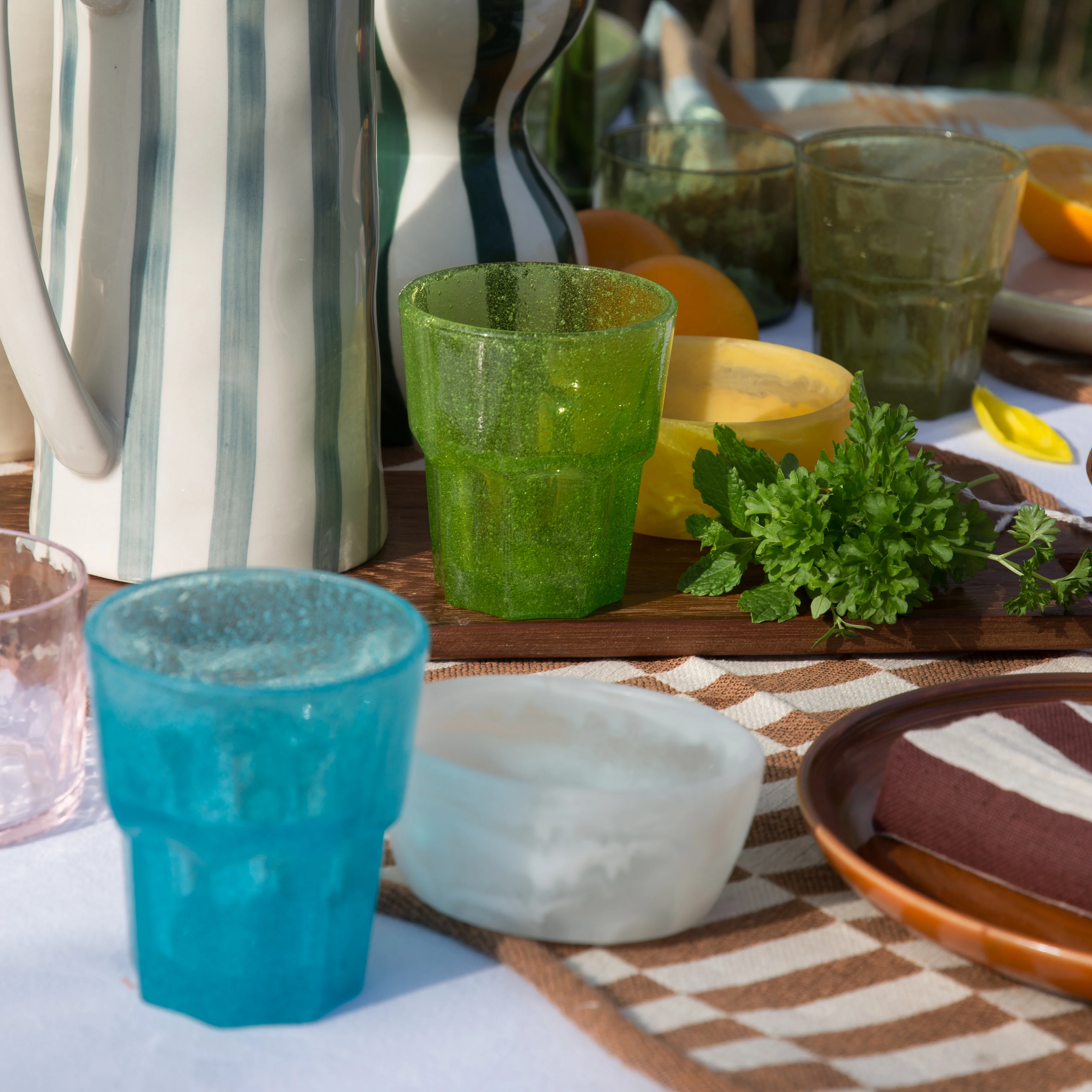 HKLIVING Mineral Water Glasses in Various Colours - Image 5