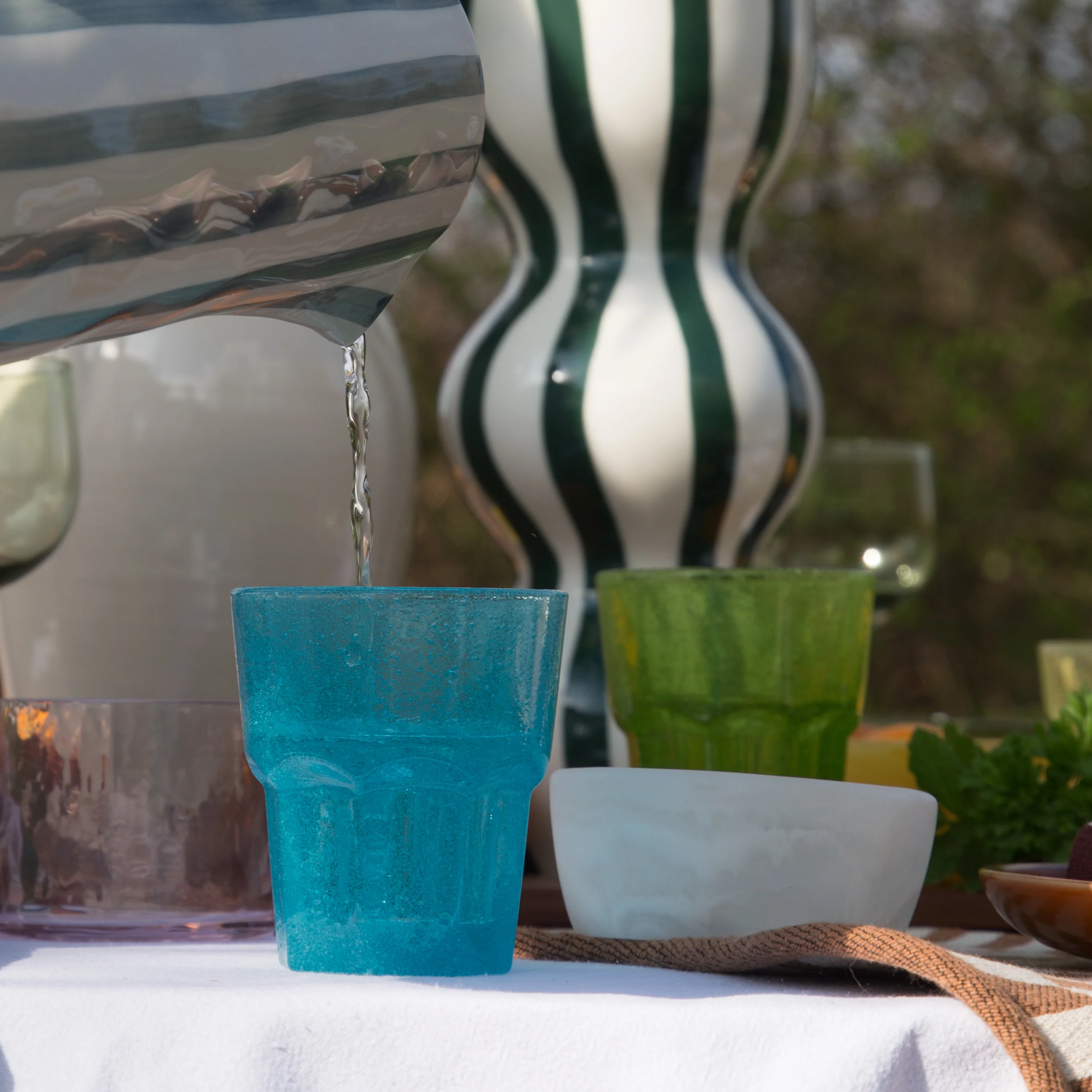 HKLIVING Mineral Water Glasses in Various Colours - Image 7