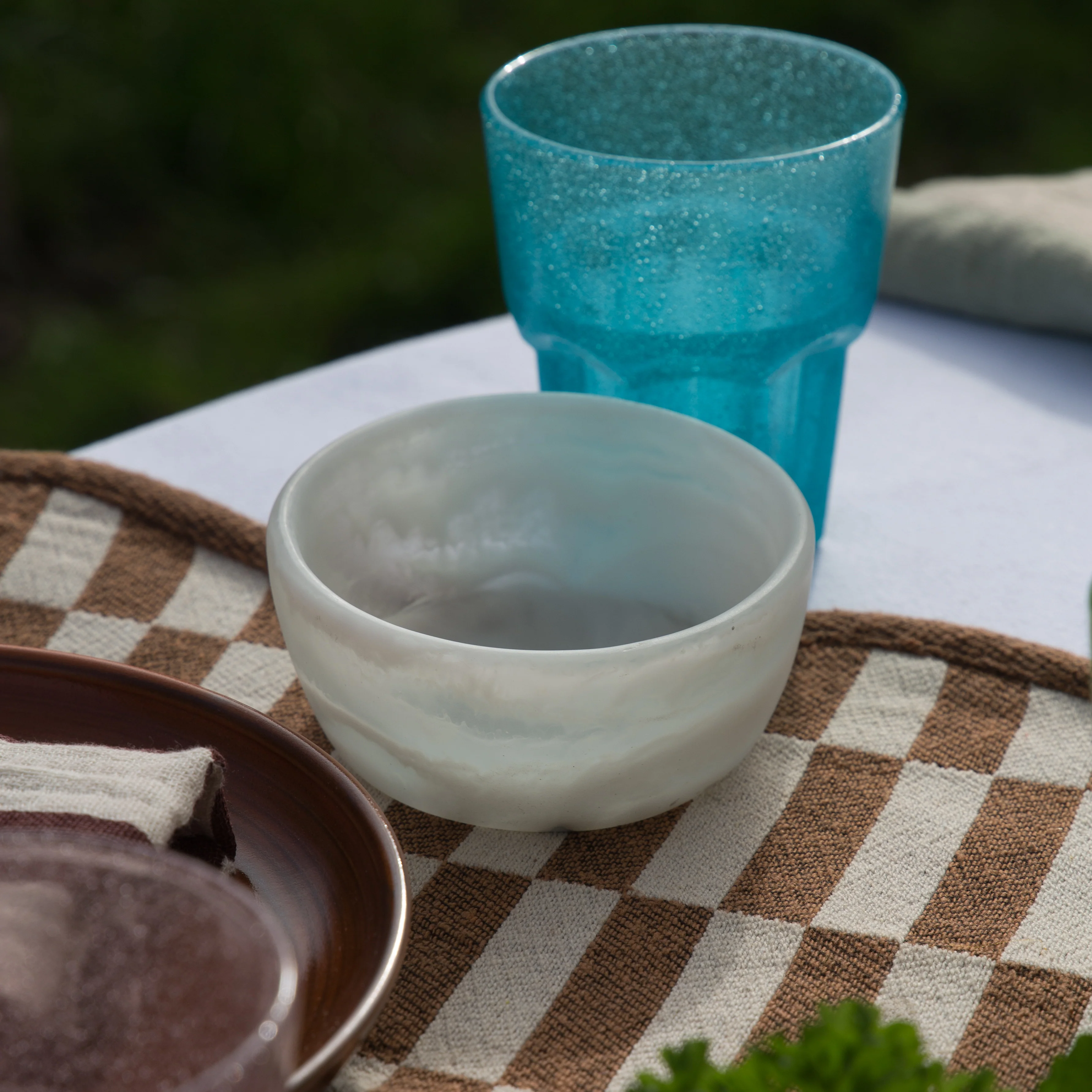 HKLIVING Patio Bowl in White, Yellow or Pink - Image 4