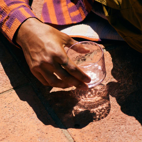 HKLIVING Tube Glass in Blush or Olive - Image 4