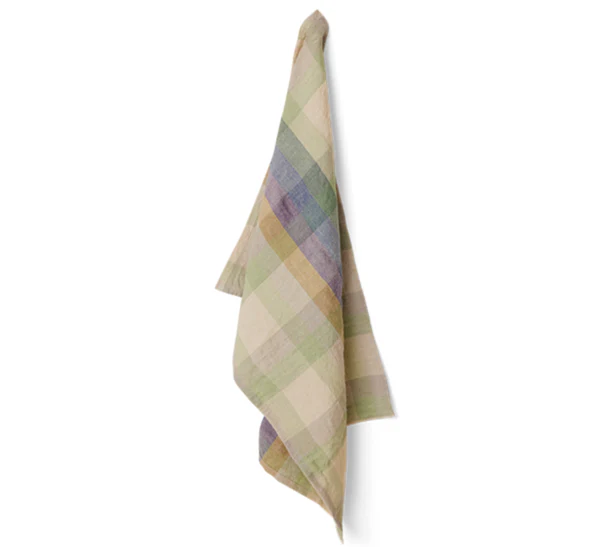 HKLIVING Vida Check Tea Towels in Various Colours - Image 5