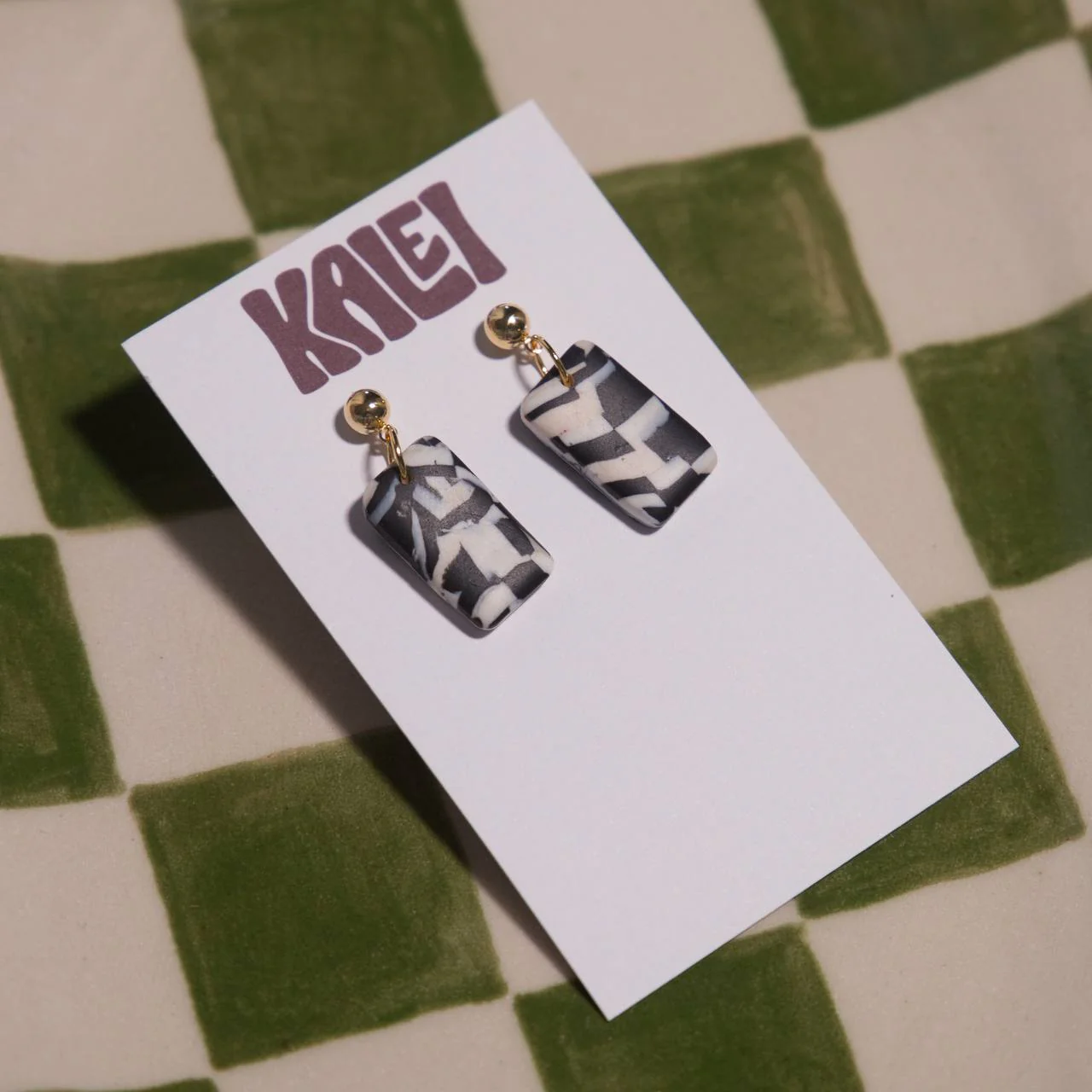 Kalei Zero Waste Polymer Clay Dangles - Image 3