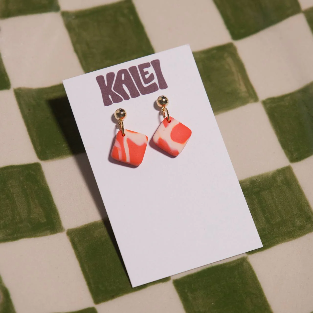 Kalei Zero Waste Polymer Clay Dangles - Image 4