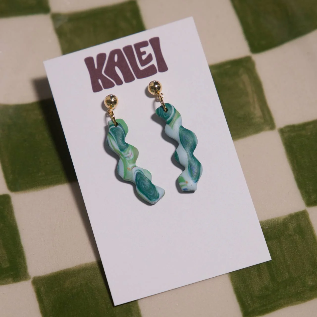 Kalei Zero Waste Polymer Clay Dangles - Image 7