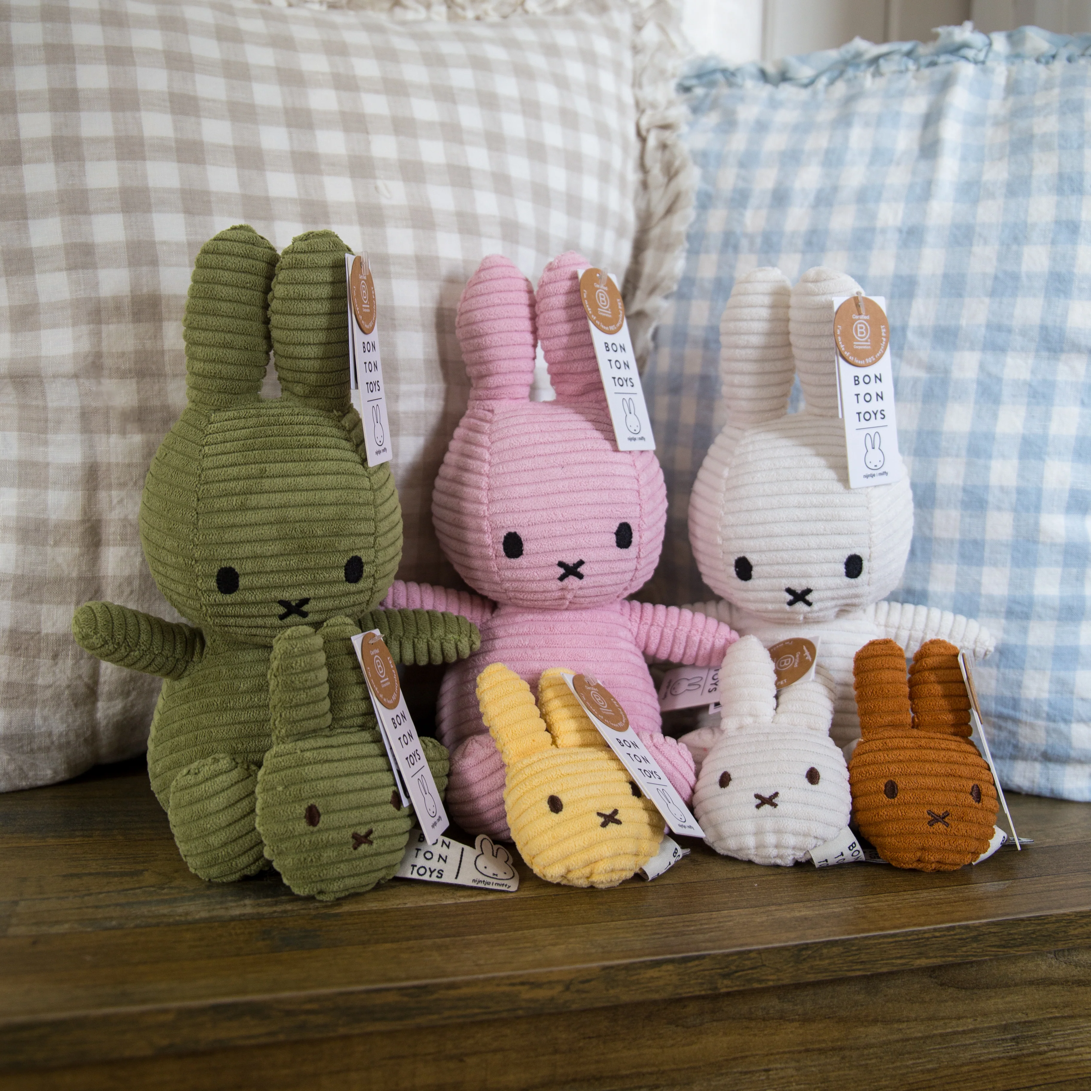 Miffy Flat Keyring in Cinnamon Corduroy ECO - Image 3