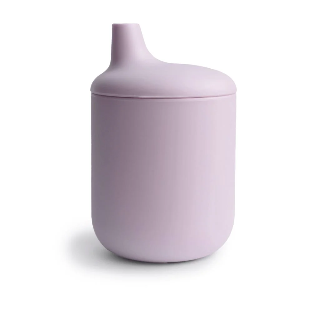 Mushie Silicone Sippy Cup in Pale Yellow - Image 7