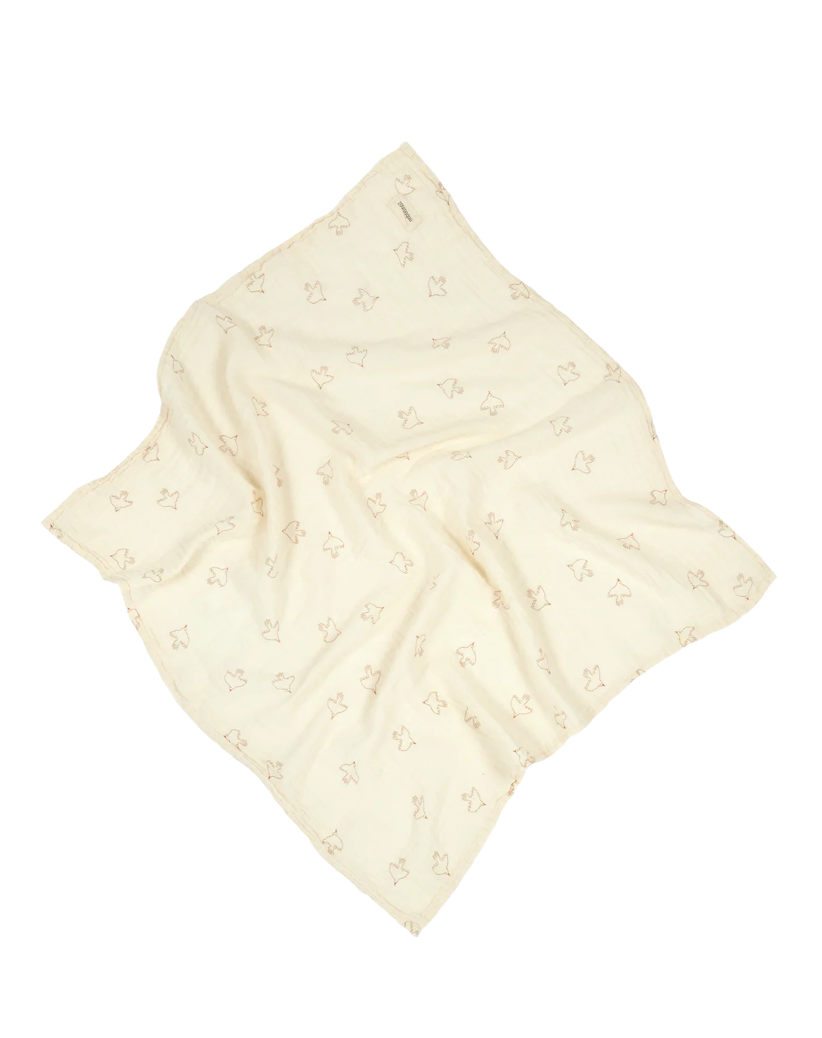 Nobodinoz Organic Cotton Swaddle in Two Colours - Image 4