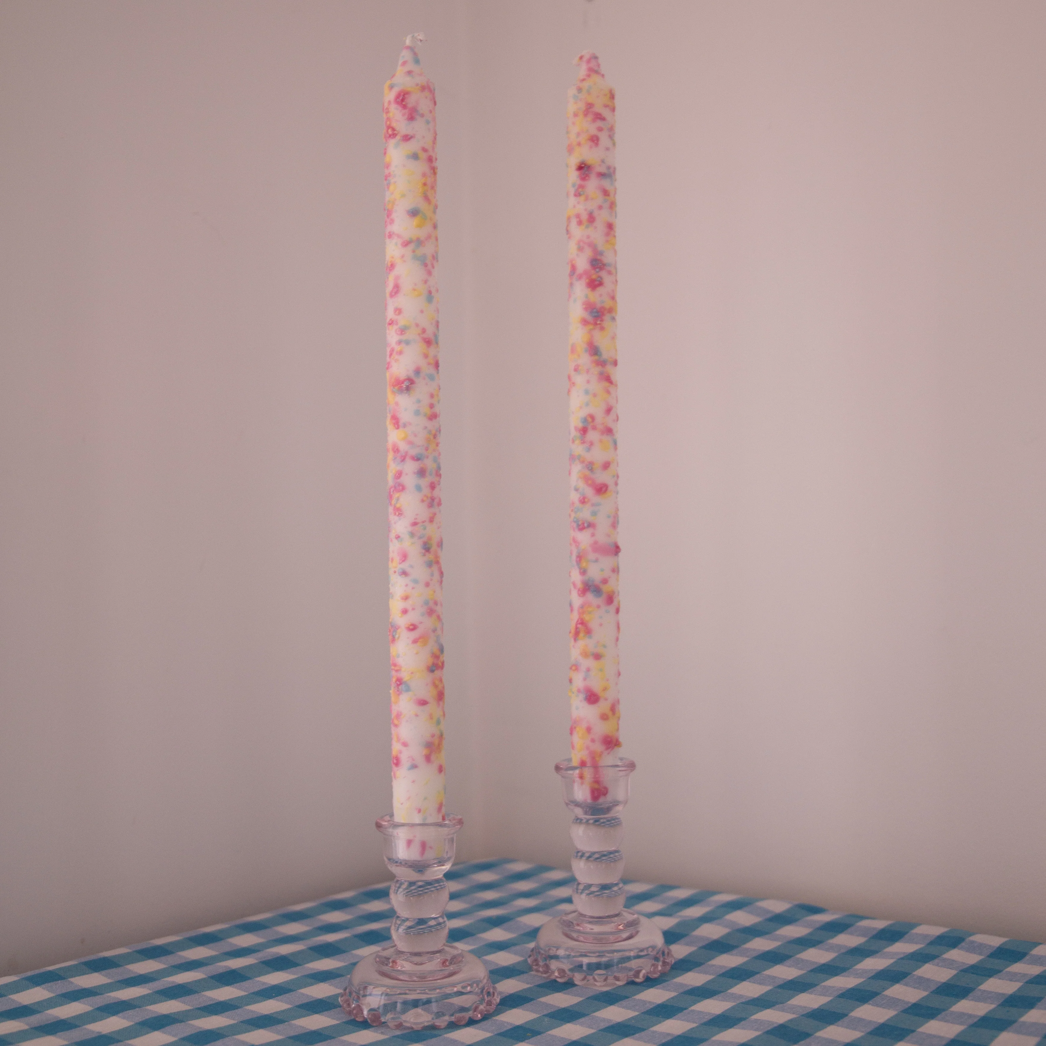 Nordtrice Ombre and Confetti 30cm Long Taper Candles - Image 4