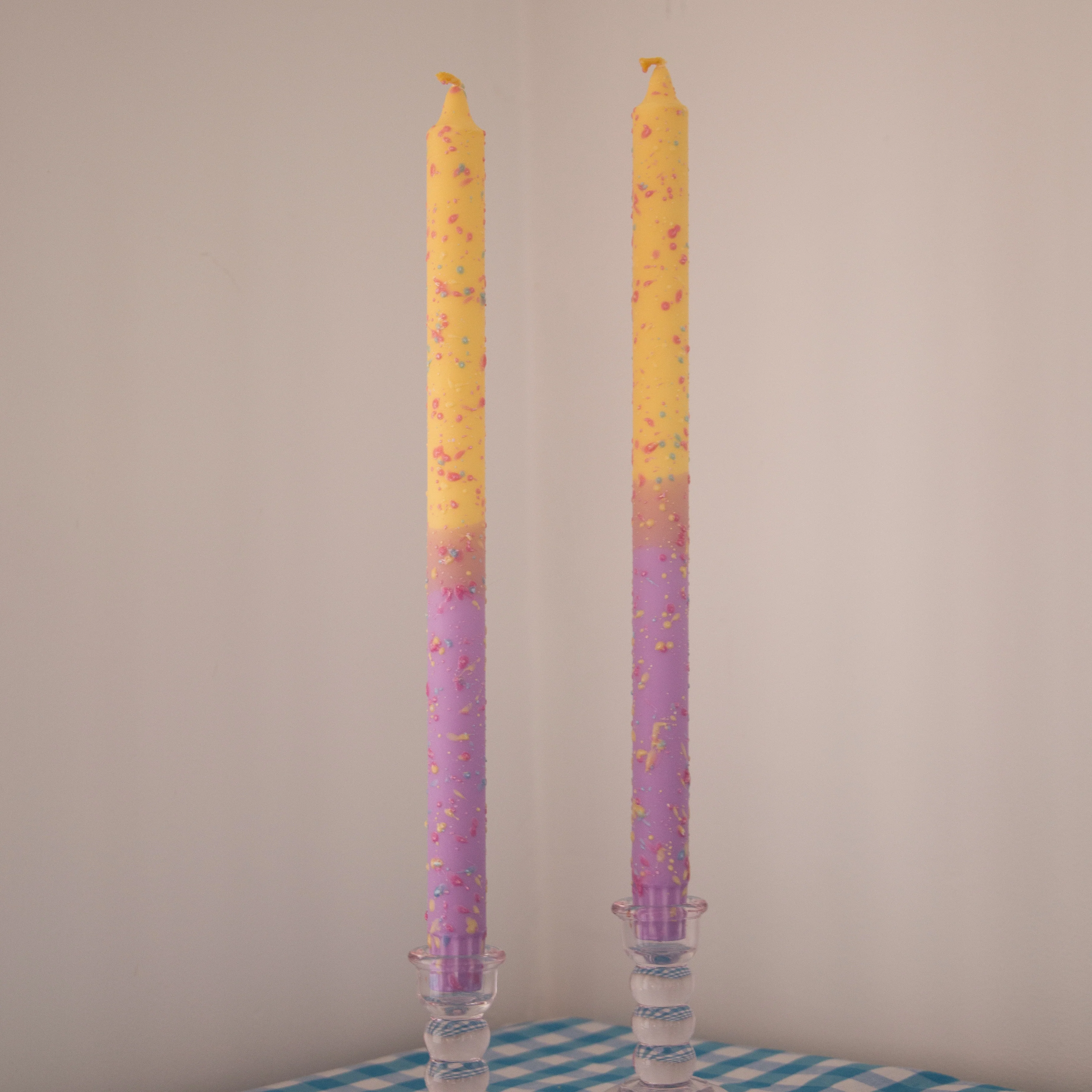 Nordtrice Ombre and Confetti 30cm Long Taper Candles - Image 6