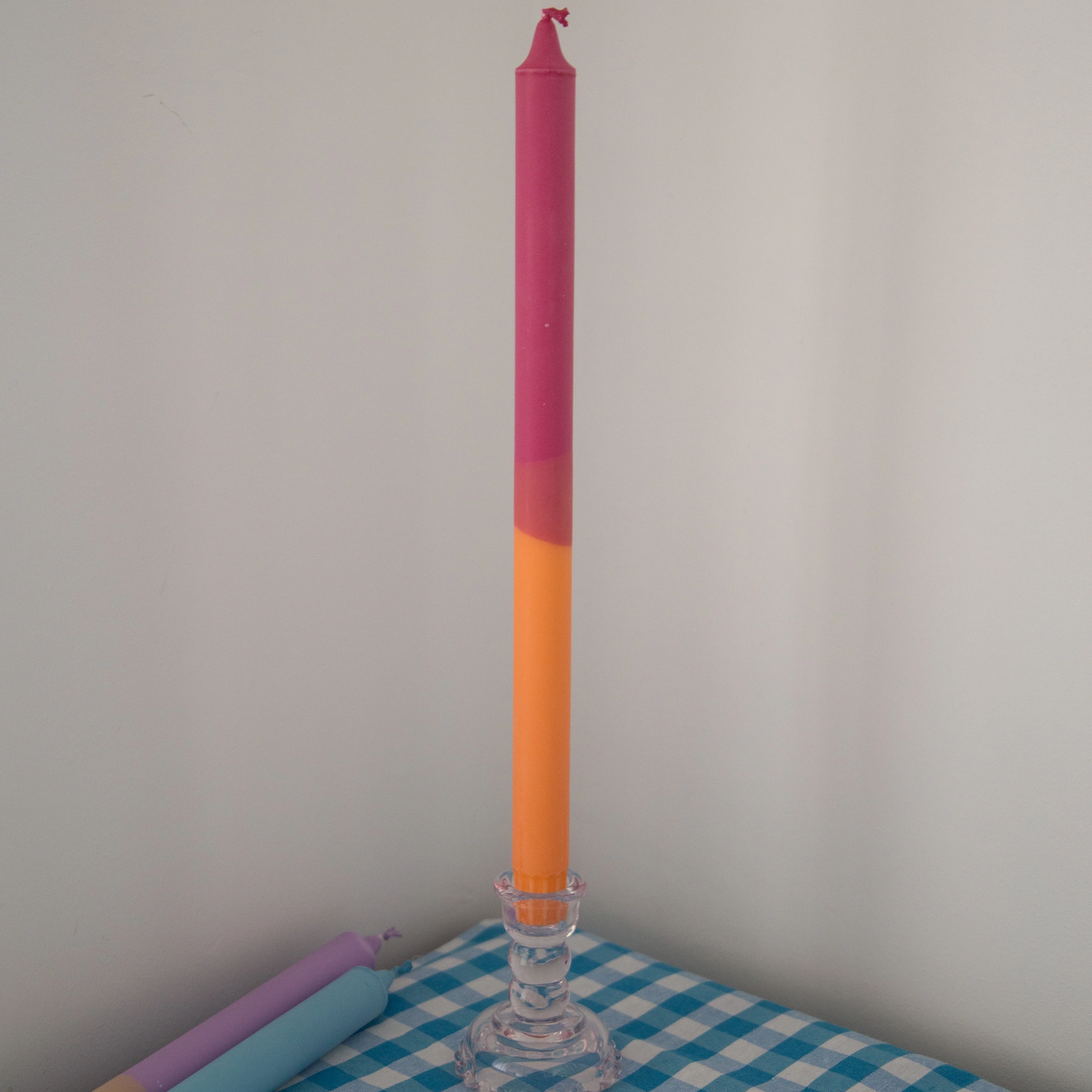 Nordtrice Rainbow 100% Natural Wax 30cm Long Taper Candles - Image 9