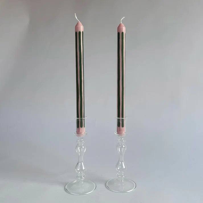 Pygmalion London Crumpet Eco-Friendly Dinner Candles Set of 2 - Image 3