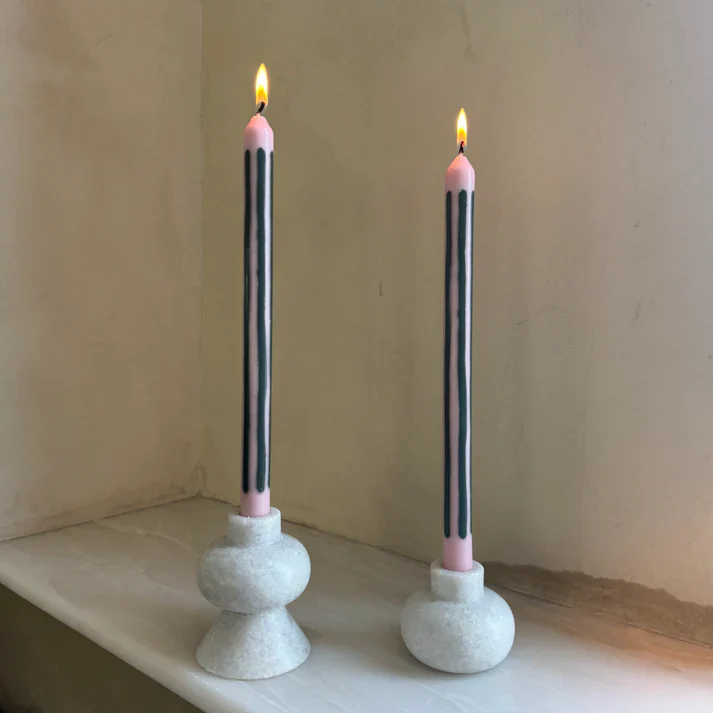 Pygmalion London Crumpet Eco-Friendly Dinner Candles Set of 2 - Image 5