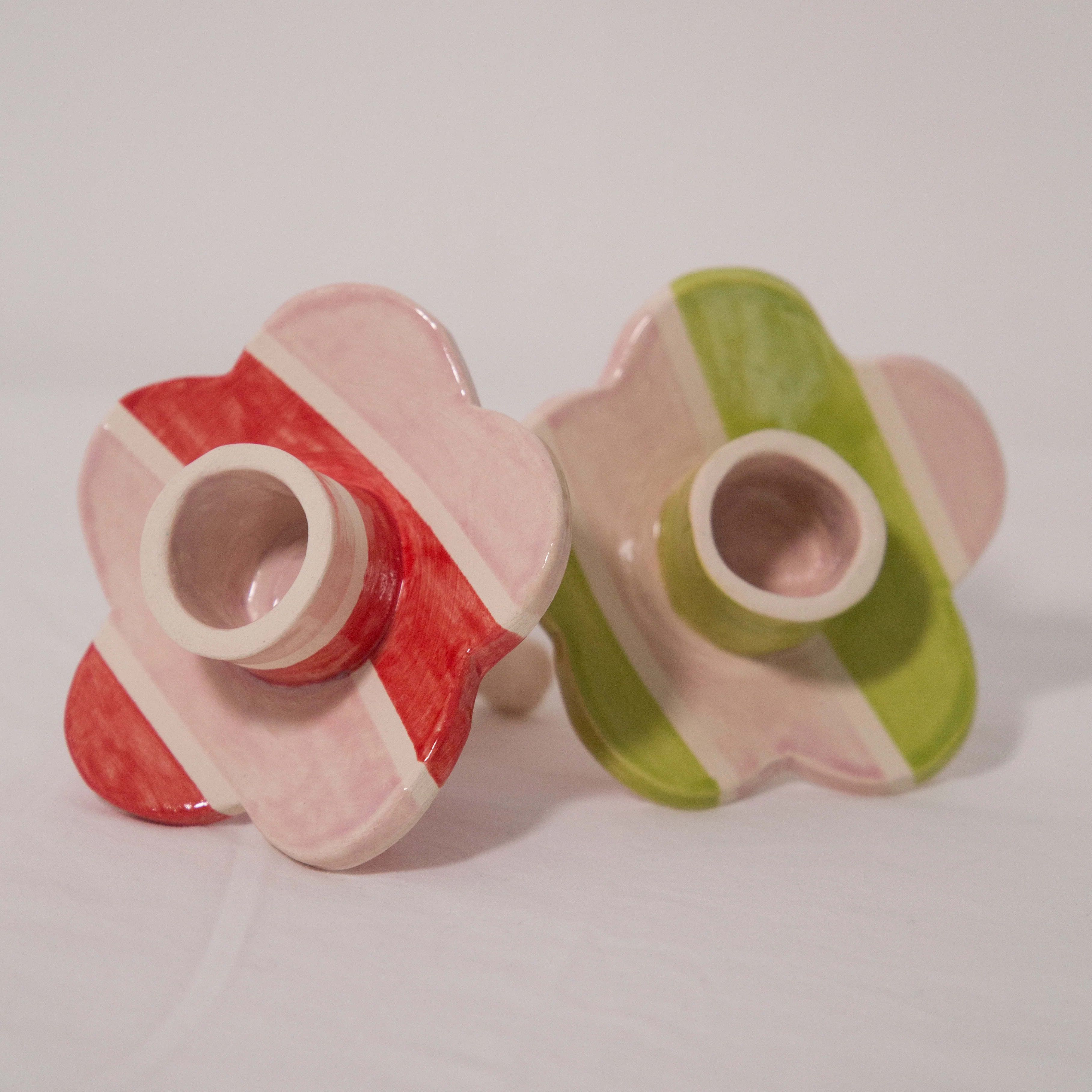 Ruffles & Riot Ceramic Wine Bottle Candle Holder - Image 5