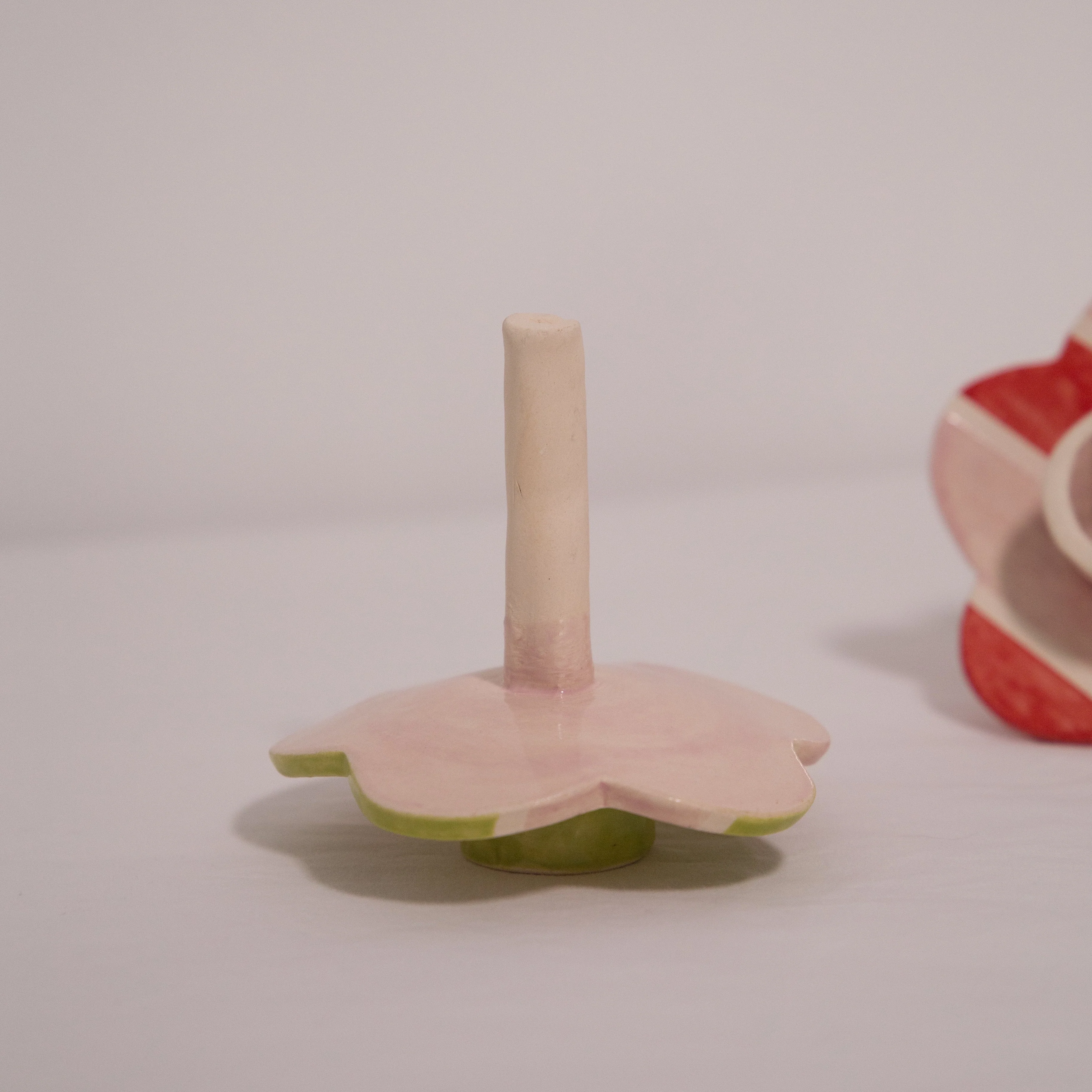 Ruffles & Riot Ceramic Wine Bottle Candle Holder - Image 7