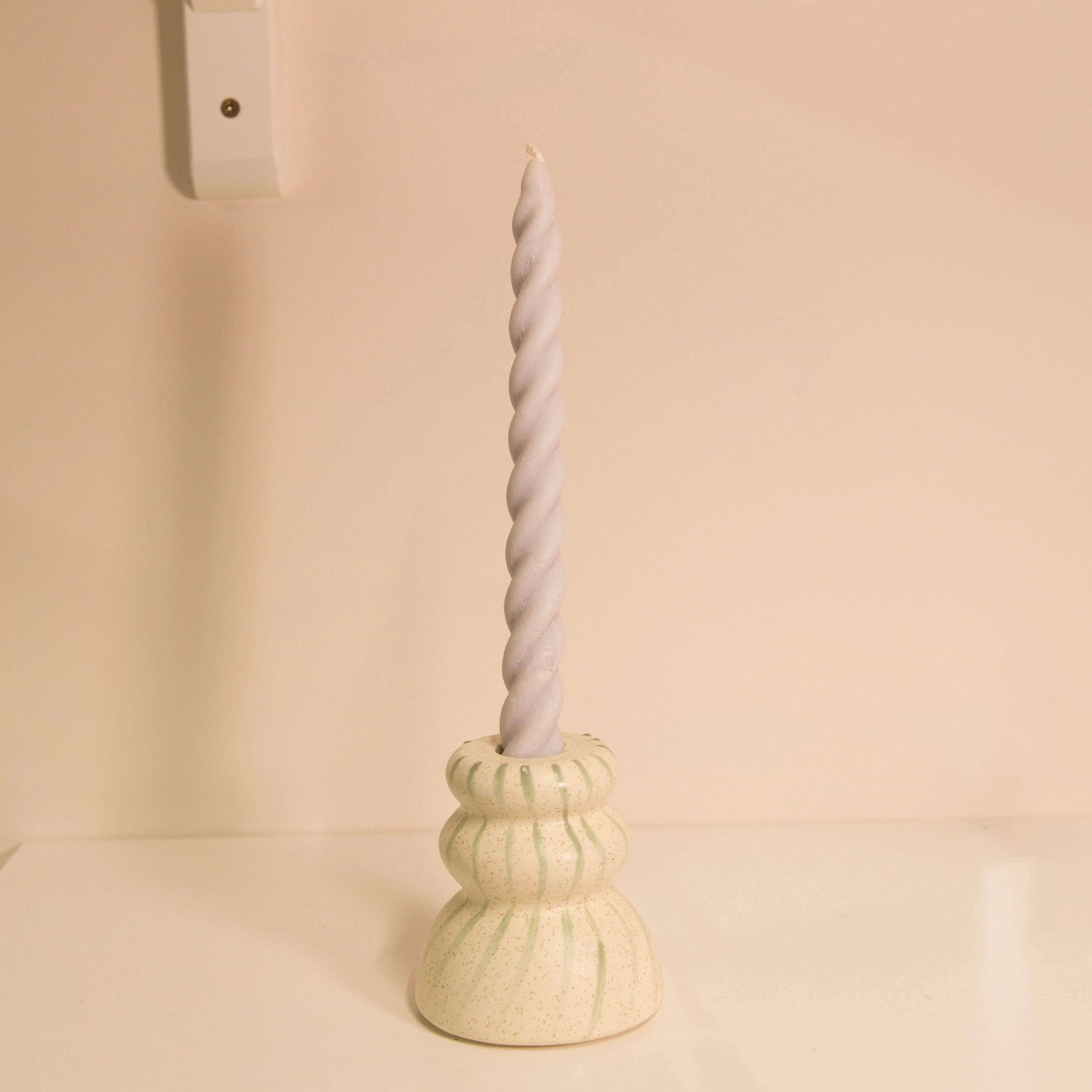 Soie Soy Wax Twirl Taper Candle in Various Colours - Image 6