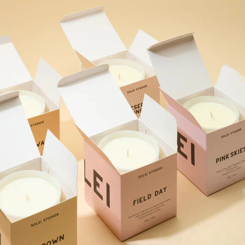 Solei Studios 100% Soy Wax Jar Candle Scented Beach Walk - Image 4