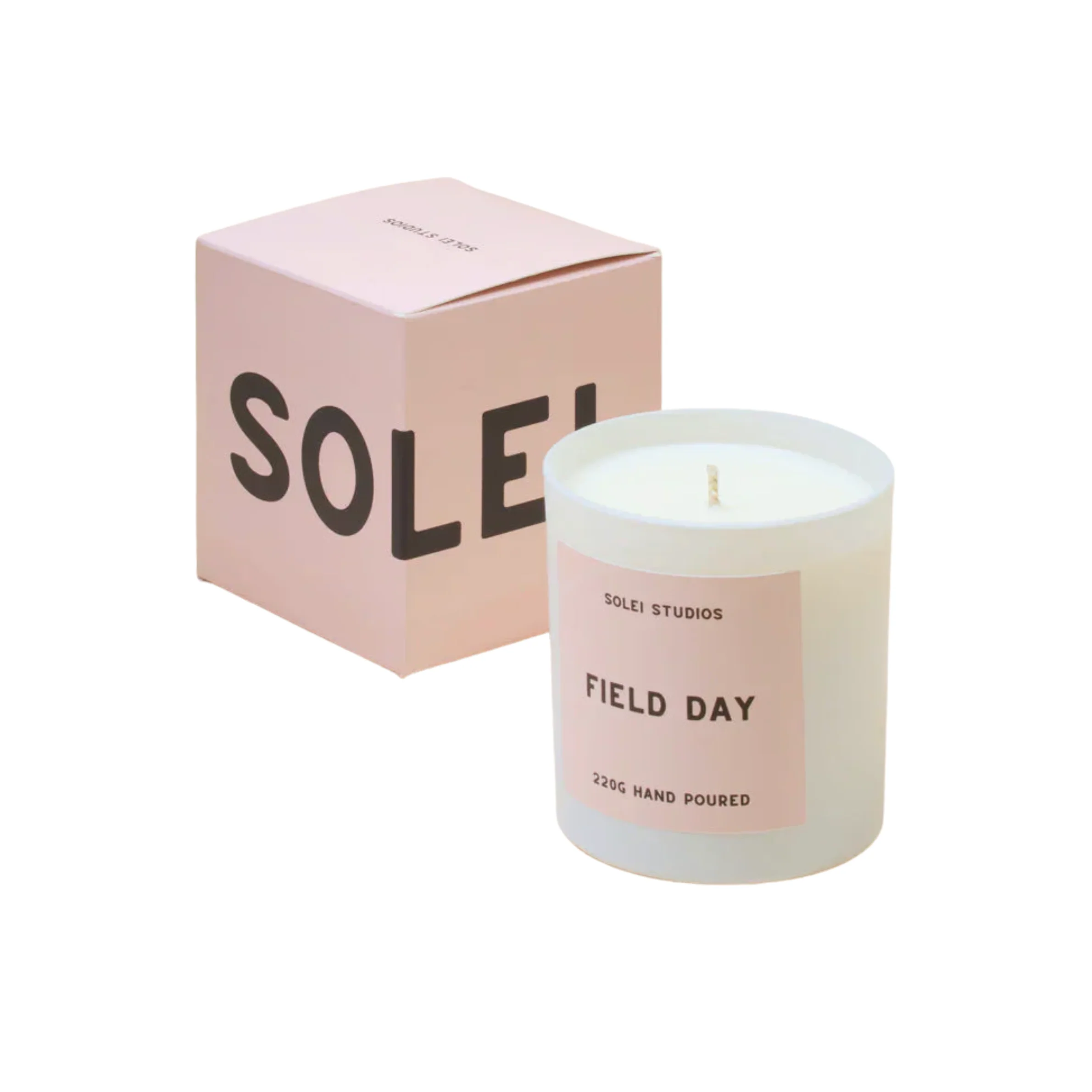 Solei Studios 100% Soy Wax Jar Candle Scented Beach Walk - Image 5