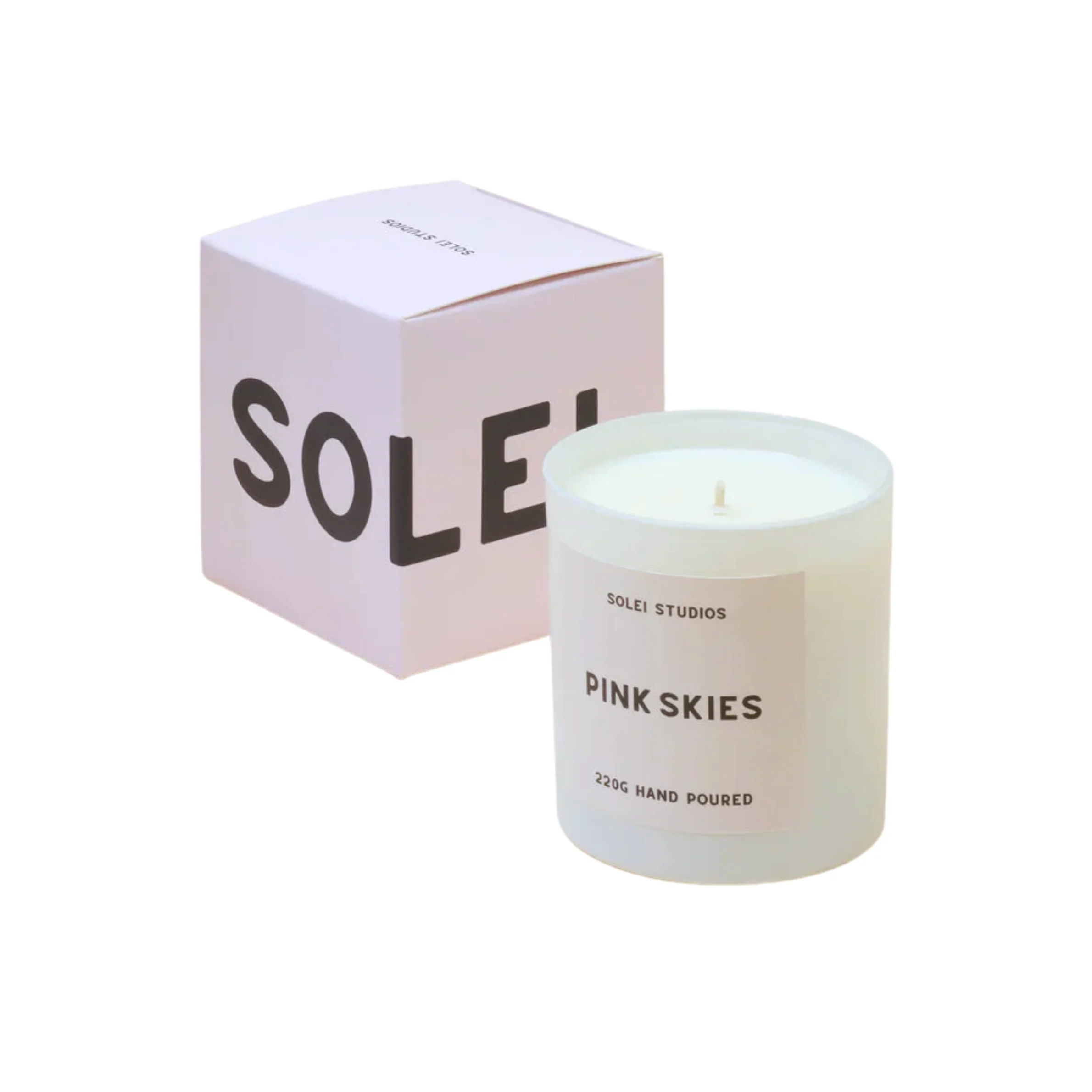 Solei Studios 100% Soy Wax Jar Candle Scented Beach Walk - Image 6