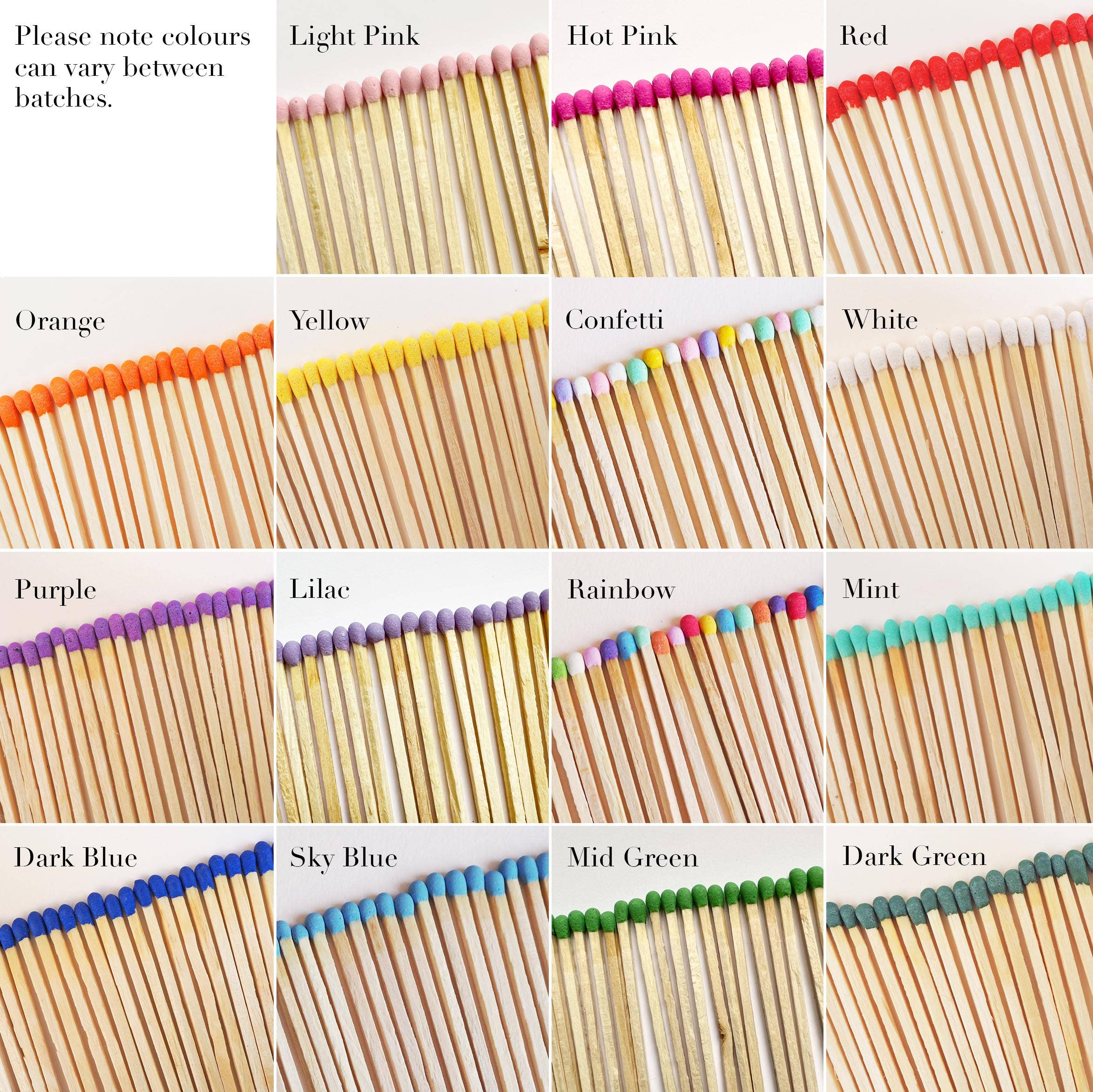 Hello Marilu Stripy Match Stick Holders in Various Colours - Image 13
